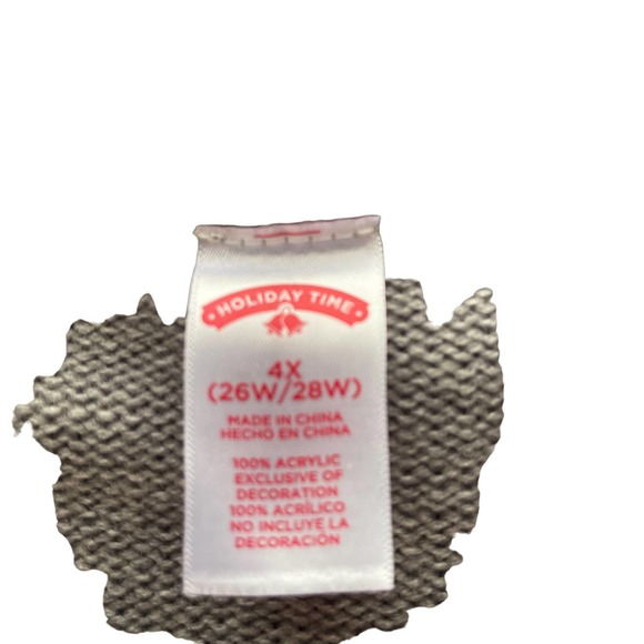 CHRISTMAS CAT SWEATER size 4x 26w/28w - Picture 3 of 6